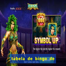 tabela de bingo de 1 a 100